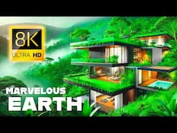 MARVELOUS EARTH 8K VIDEO ULTRA HD / Relaxing Music & Beautiful Landscapes