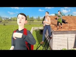 RAN AWAY FROM EVIL PARENTS ON WIRES!😱 FINAL ENDING IN SCHOOLBOY RUNAWAY😭