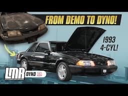 The little 4-cylinder that could! | 1993 2.3L Fox Body Mustang Coupe Dyno w/ A4LD Transmission