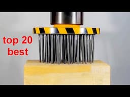 TOP 20 BEST HYDRAULIC PRESS VIDEOS