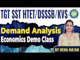 Tgt SST KVS/DSSSB/Htet Economic Most imp Topic By. Neha Mam ..Also for Pgt Economics