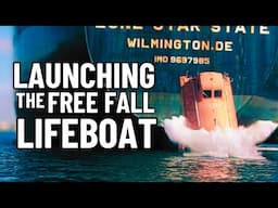 LAUNCHING THE FREE FALL LIFE BOAT