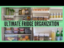 EXTREME Refrigerator Organization Ideas - How To Organize Your Fridge & Freezer