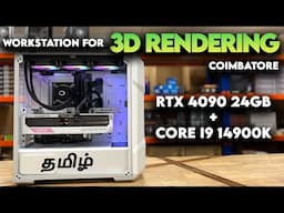 PC Build for 3D Rendering | INTEL Core i9 + RTX 4090 24GB Graphics | Computer Shop in Coimbatore