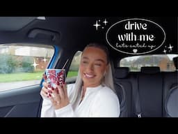 drive with me ☕️ let's catch up!! ✨ 2025 goals, wedding planning & more!