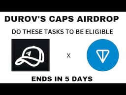 DUROV'S CAPS AIRDROP IMPORTANT UPDATE