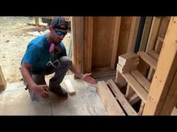 Framing a Door in a Straw Bale House!