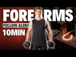 10 Min HUGE FOREARM DUMBBELL WORKOUT | Follow Along