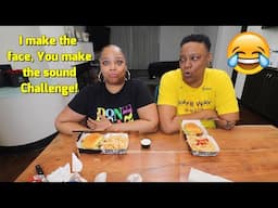 I make the face, You make the sound + Bacon Double Cheeseburger Mukbang!