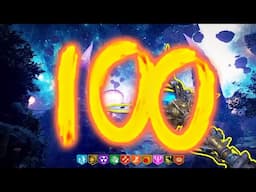 BLACK OPS 6 ZOMBIES - ROUND 100 THE TOMB BOSS FIGHT SPEEDRUN!!!