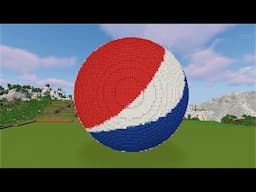 Pepsi Logo l 3D Pixel Art Build | Goldfish Jingle is Weird Effects