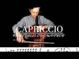 Fast Cello Music Goltermann Capriccio with sheet music