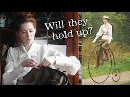 Making Victorian Cycling Breeches to be a Menace to Polite Society