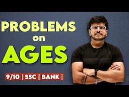 Questions on Age | Basic Math | SSC BANK 9/10 Math