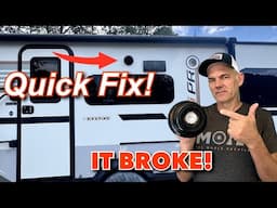 Replacing Our RV Outdoor Speaker.  Quick Fix.  Parts and Tips!