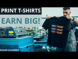 How to Start a T Shirt Screen Printing Business From Home