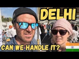 NOTHING Prepared Us For The SHOCK Of DELHI (Foreigners Travel NORTH INDIA)