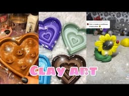 Clay art 🦦🌲🌿🍄🌸🌼🌺|Tube tok