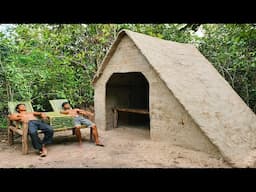 We Built The Most Amazing Bamboo Villa With Mud Roof