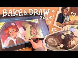 bake and draw new year's edition! reviewing 2024 and goal setting for 2025 ⭐