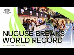 Yared Nuguse rules the Wanamaker Mile with an incredible world record 😮‍💨 | World Indoor Tour 2025