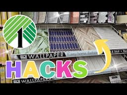 GENIUS 🤯 Dollar Tree DIY Crafts Using Peel-N-Stick Wallpaper