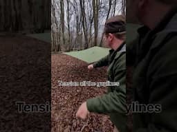 Ray Mears Tracker Tarp - Top Hat configuration