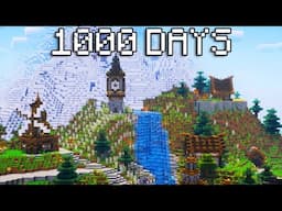 1000 Days of World Building in Minecraft! (FULL MOVIE)