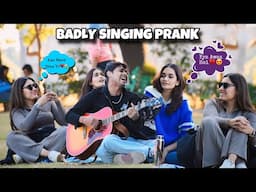 Insanely Bad Singing With Twist In Public | Prank In India | Shocking Girls Reactions😱 | Jhopdi K