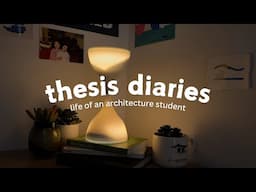 designing & creating a lamp in 5 days | thesis diaries ep.4