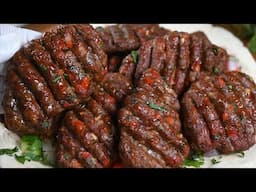 وصفة كفتة لحم سهلة ولذيذة جدًا! طريقة صحية جربوها!Kofta kebab recipe that's so EASY and  DELICIOUS