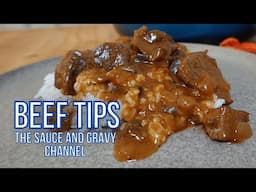 Beef Tips & Gravy Recipe | Brown Gravy and Beef | How to Make Beef Tips and Gravy | Comfort Food