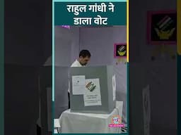 Delhi Election 2025, Congress leader Rahul Gandhi ने Nirman Bhawan में वोट डाला