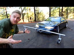 What Have I Created... The Skatable Drift Car Rail Is DONE!