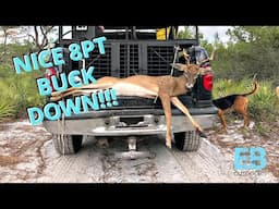 Deer Dog Drive - ACTION RACE, BIG 8PT DOWN (Still hunter FAIL!)