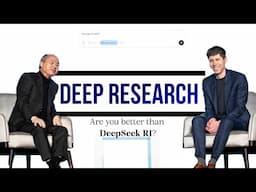 Deep Research by OpenAI - The Ups and Downs vs DeepSeek R1 Search + Gemini Deep Research