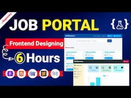 How to Create Job Portal💸💼 Frontend Design in Bootstrap-5 | Bootstrap-5 Tutorials in Hindi