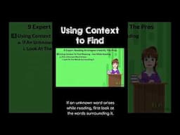 Reading Strategy: Using Context to Find Meaning | Special Education Resources #shorts