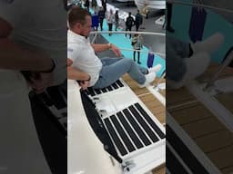 Check out this simple but brilliant idea on the new Viknes V10 boat. Pure genius! #boating #luxury