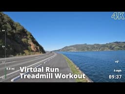 Sunny Spring Run by the Water Virtual Run | Virtual Running Videos Treadmill Workout Scenery