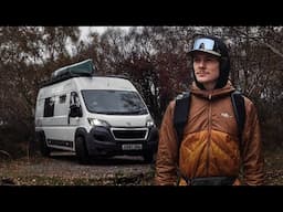 Winter van life in Scotland (repairing Storm damage)