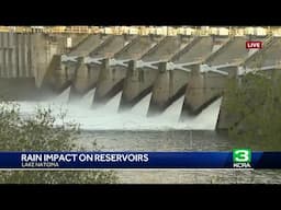 A look at Folsom Lake's water levels after days of rain soaks Northern California