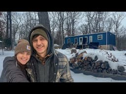 SNOWED In And OFF the GRID | Our First Big WINTER Storm of the Year