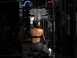 How to stay disciplined when you don’t feel like it: Do it anyway #gym #back #motivation