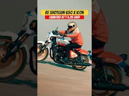 Royal Enfield Shotgun 650 ICON Limited Edition Launched! | BikeWale #shorts