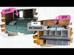 RV Couch Rennovation | DIY Trailer Couch