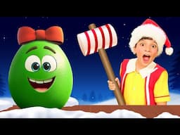 Surprise Eggs Christmas Nursery Song For Kids | BabyBillion