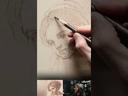 One Hour in One Minute Drawing Timelapse - Master Study after Greuze #art #drawing #timelapse