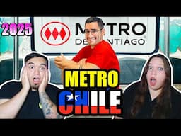 ARGENTINOS reaccionan a Visité las 143 Estaciones de METRO en CHILE 🇨🇱 *INCREIBLE*