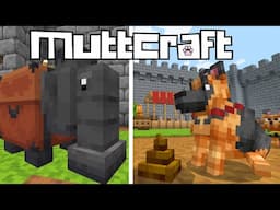 Oliver The German Shepard & Company 🦴 MuttCraft Bedrock Minecraft Episode 6